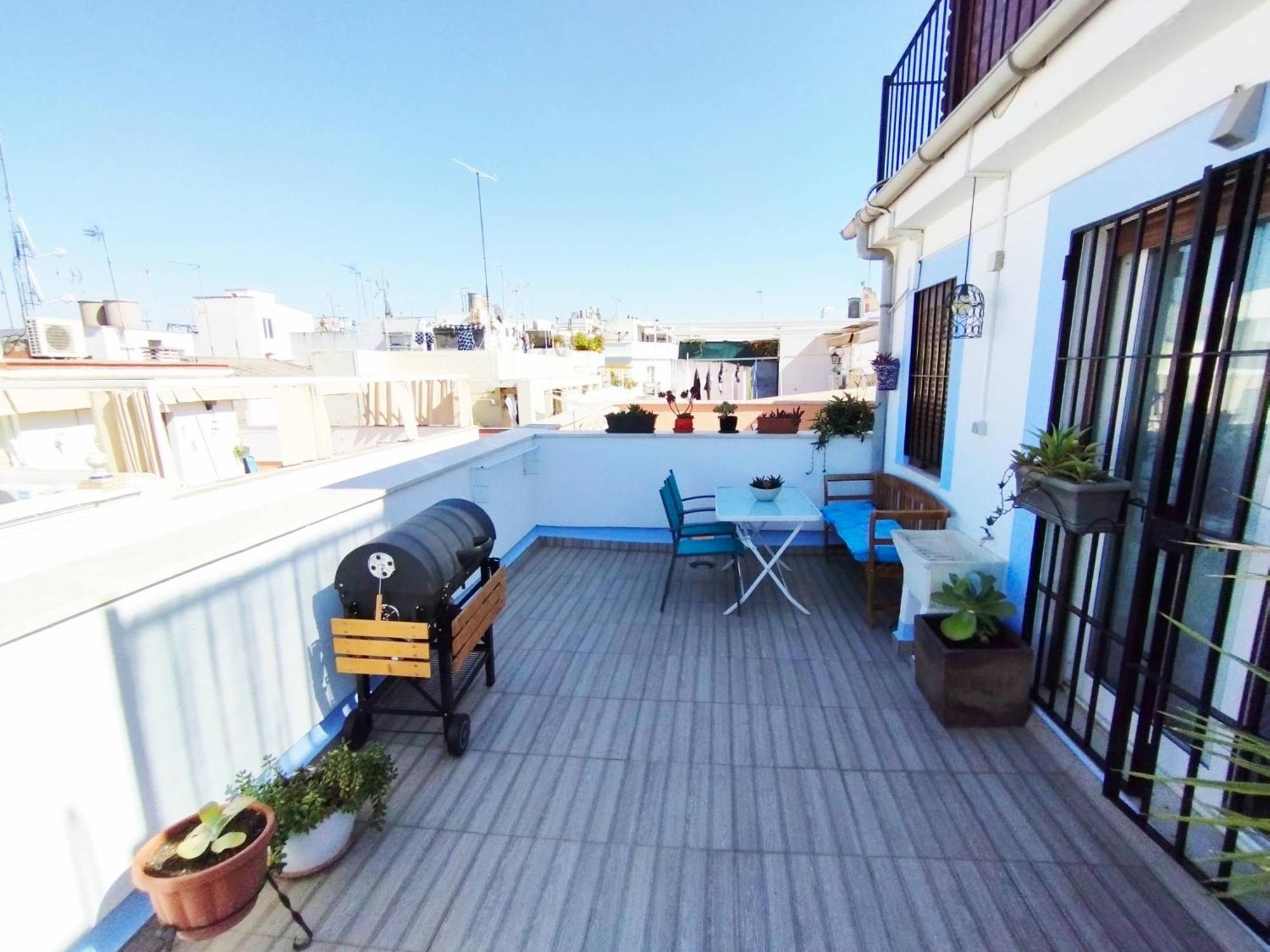 Casa Gavidia - Duplex With Panoramic View Lägenhet Sevilla Exteriör bild